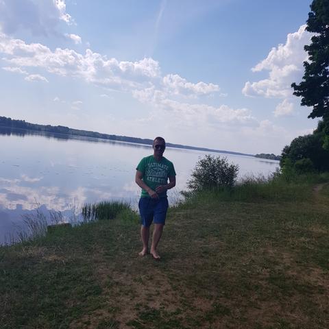 Greg by the Lriver in Lielvarde