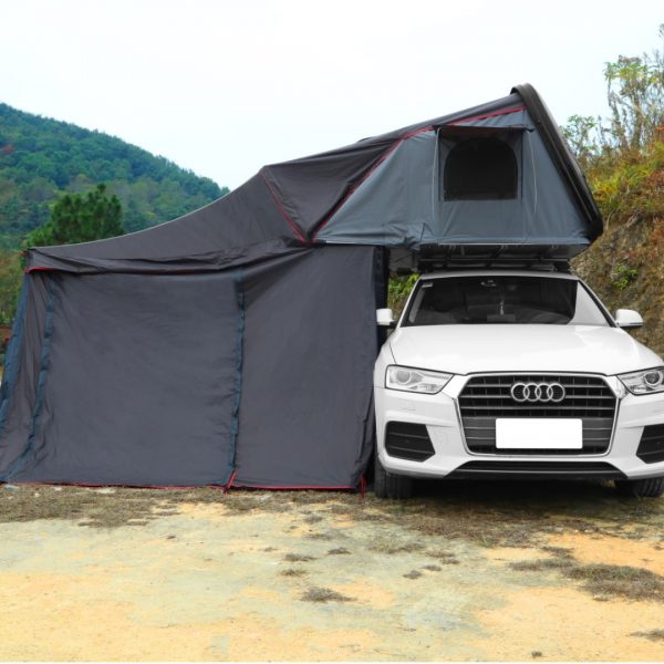 Fold out roof top tent with annex